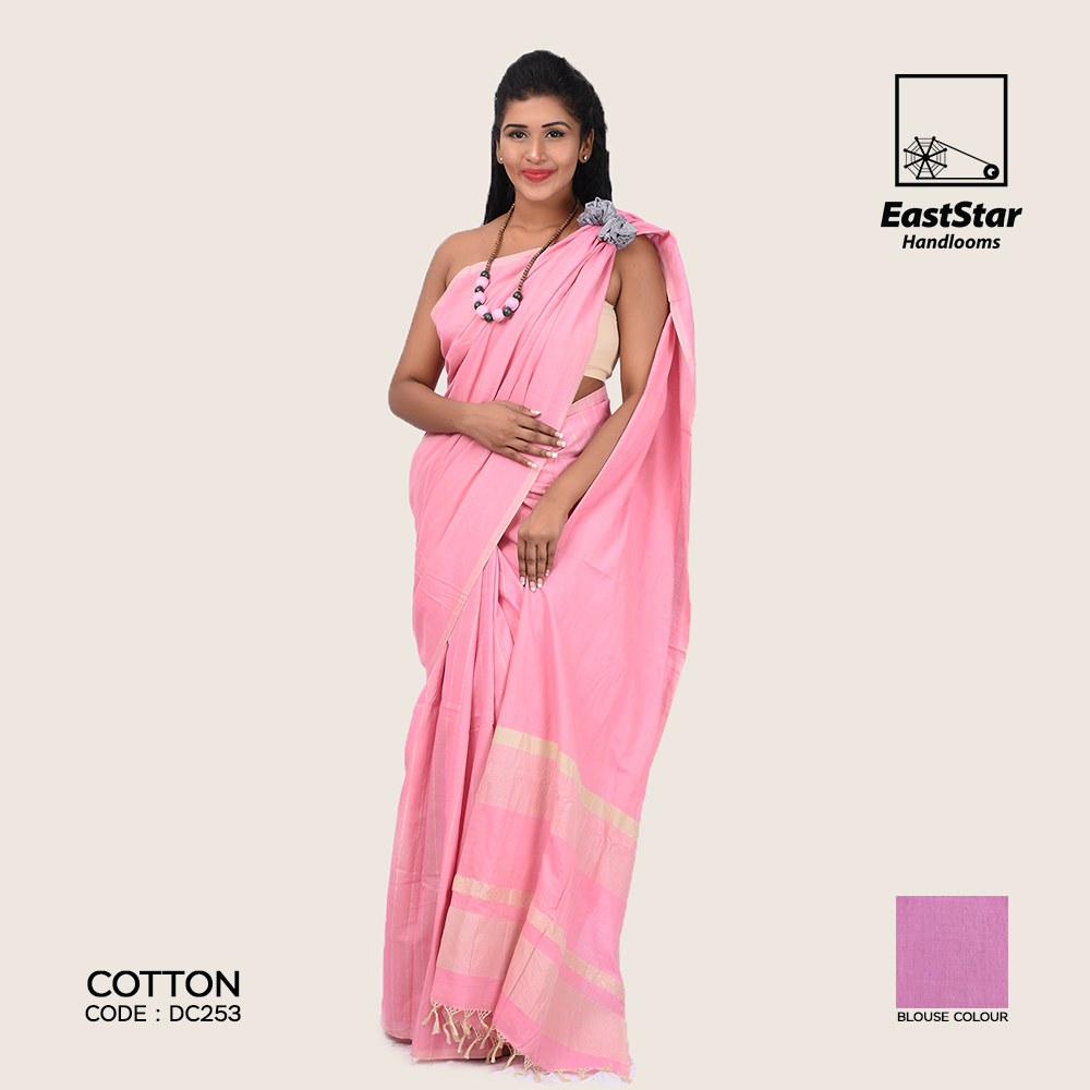 Handloom Cotton Saree DC253 – East Star Handlooms