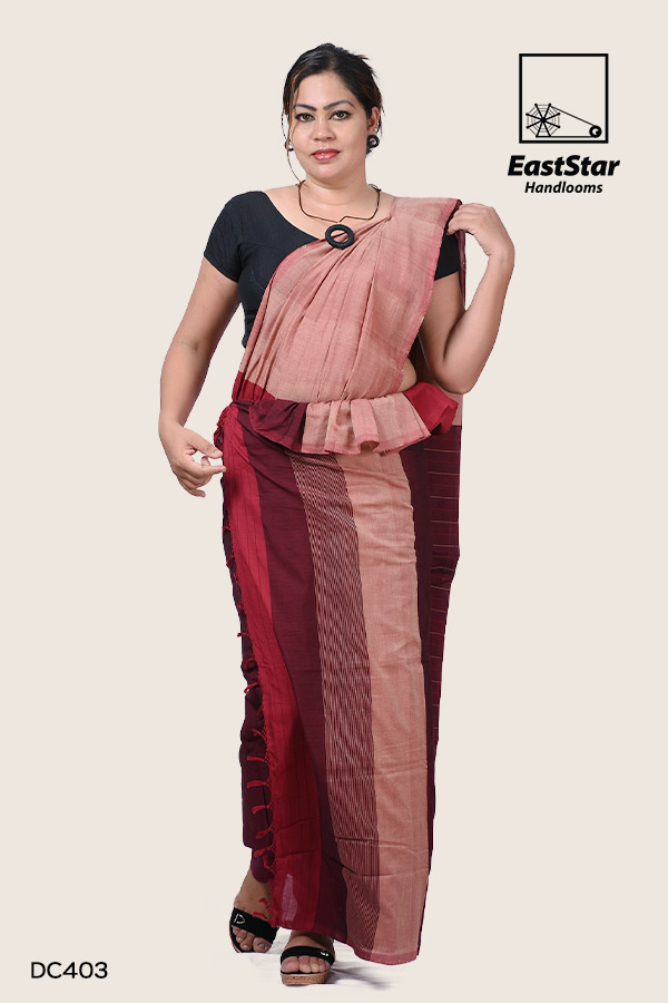 Handloom Cotton Saree DC403 – East Star Handlooms