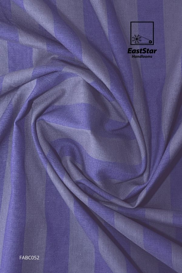 Simple Stripes, Purple: Cotton Poplin