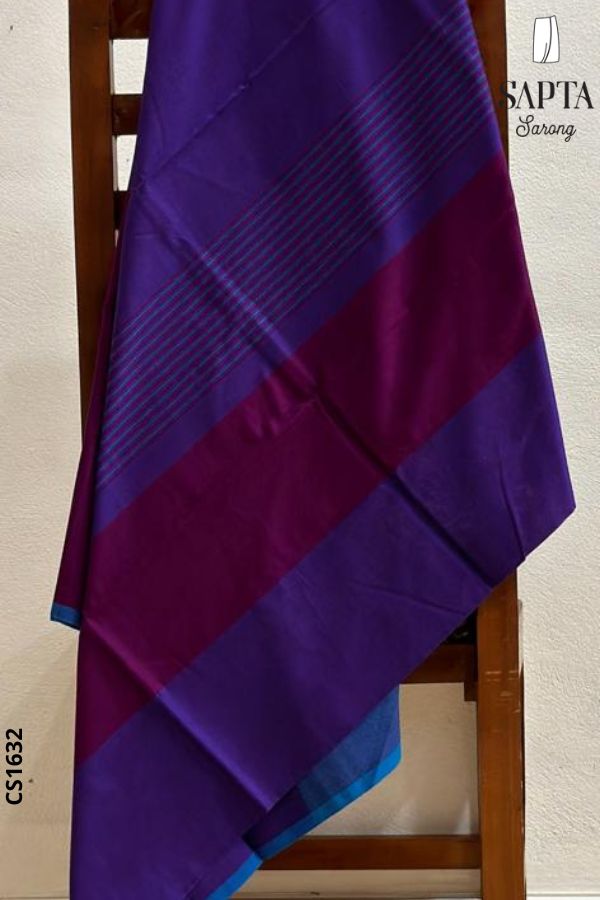 Purple Handloom Sapta Sarong CS1632 – East Star Handlooms